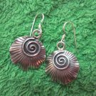 Thai Hill Tribe Earrings Fine Silver Fashion Drop Dangle Spiral Rounds CS124594