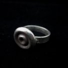 Fine Silver Rings Fashion Jewelry Ethno Argento Anello Round top Spin Spirale