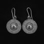 Thai Hill Tribe Earrings Fine Silver Engraved Ohrringe Schmuck Argento ER183
