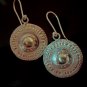 Thai Hill Tribe Earrings Fine Silver Engraved Ohrringe Schmuck Argento ER183