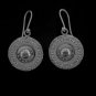 Thai Hill Tribe Earrings Fine Silver Engraved Ohrringe Schmuck Argento ER183