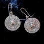 Thai Hill Tribe Earrings Fine Silver Engraved Ohrringe Schmuck Argento ER183