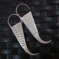 Fine Silver Earrings Hill Tribe Karen argento orecchini oorbellen Vintage fang