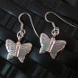 Thai Hill Tribe Earrings Fine Silver argento orecchini oorbellen Butterfly cute