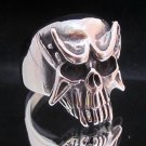 Fashion Stainless Steel Ring Size 9 Vintage Men Woman Skull Biker anello ringe 5