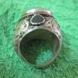 Islamic ring 925 Sterling Silver Ayat Prophet engraved Handmade Turquoise 44601