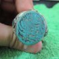 Islamic ring 925 Sterling Silver Ayat Prophet engraved Handmade Turquoise 44601