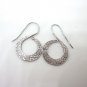Thai Hill Tribe Earrings Fine Silver Classic Stylish Stunning Hammered