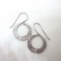 Thai Hill Tribe Earrings Fine Silver Classic Stylish Stunning Hammered
