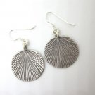 Fine Silver Earrings Ohrringe Argento ORECCHINI Plain Round Classic Stylish