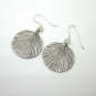 Fine Silver Earrings Ohrringe Argento ORECCHINI Plain Round Classic Stylish