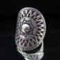 Fine Silver Rings Solid Hill tribe Thailand Karen Tribal Gothic Argento Anello