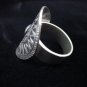 Fine Silver Rings Solid Hill tribe Thailand Karen Tribal Gothic Argento Anello