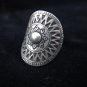Fine Silver Rings Solid Hill tribe Thailand Karen Tribal Gothic Argento Anello
