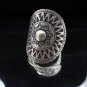 Fine Silver Rings Solid Hill tribe Thailand Karen Tribal Gothic Argento Anello