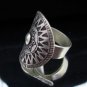 Fine Silver Rings Solid Hill tribe Thailand Karen Tribal Gothic Argento Anello