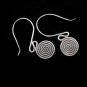 Thai Hill Tribe Earrings Fine Silver Ohrringe Silber Schmuck Spirale ER145