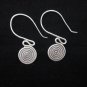 Thai Hill Tribe Earrings Fine Silver Ohrringe Silber Schmuck Spirale ER145