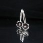 Fine Silver Earrings Ohrringe Schmuck Argento Vintage tiny small flower x3 pairs