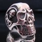 Fashion Stainless Steel Ring Size 9 Skull Biker Corpse il cranio anello ringe 3
