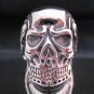 Fashion Stainless Steel Ring Size 9 Skull Biker Corpse il cranio anello ringe 3