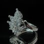 Fashion Brass Ring Size 7 Precious Woman White CZ Charm Wedding anello ringe 10