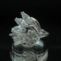Fashion Brass Ring Size 7 Precious Woman White CZ Charm Wedding anello ringe 11