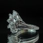 Fashion Brass Ring Size 7 Precious Woman White CZ Charm Wedding anello ringe 11