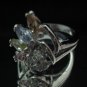 Fashion Brass Ring Size 7 Precious Woman Multi color CZ Wedding anello ringe 8