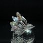 Fashion Brass Ring Size 7 Precious Woman Multi color CZ Wedding anello ringe 8