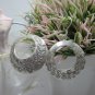 Thai Hill Tribe Earrings Pure Fine Silver Ethnic Round Olive Winner Theme R535