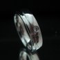 Fashion Stainless Steel Ring Size 8 Woman Men Band Wedding CZ anello ringe 13