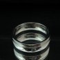 Fashion Stainless Steel Ring Size 8 Woman Men Band Wedding CZ anello ringe 13