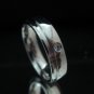Fashion Stainless Steel Ring Size 8 Woman Men Band Wedding CZ anello ringe 13