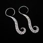 Thai Hill Tribe Earrings Fine Silver Fancy Shrimp Ohrringe Silber Schmuck ER151