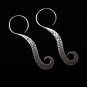 Thai Hill Tribe Earrings Fine Silver Fancy Shrimp Ohrringe Silber Schmuck ER151