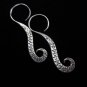 Thai Hill Tribe Earrings Fine Silver Fancy Shrimp Ohrringe Silber Schmuck ER151