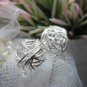Thai Hill Tribe Stud Earrings Pure Silver Ethnic Tribal Knit Balls R519