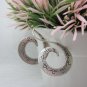 Thai Hill Tribe Earrings Pure Fine Silver Ethnic Hooks Sea wave Theme R538