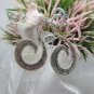 Thai Hill Tribe Earrings Pure Fine Silver Ethnic Hooks Sea wave Theme R538