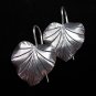 Thai Hill Tribe Earrings Fine Silver karen Tribal leaf nature ER137