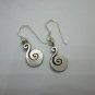 Thai Hill Tribe Earrings Pure Fine Silver Ethnic Little Cute Spiral R533