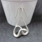 Thai Hill Tribe Earrings Pure Fine Silver Ethnic Snake Cobra Hooks Dangle R530