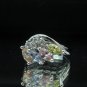 Fashion Brass Ring Size 7 Precious Woman Wedding Multi color CZ anello ringe 9