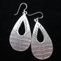 Thai Hill Tribe Earrings Fine Silver karen tribal Pears shaped ER168