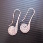 Fine Silver Earrings Karen Vintage Fashions Dangle Tribal Spiral Stick CS1312592