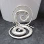 Thai Hill Tribe Earrings Pure Fine Silver Ethnic Spiral Handcrafted R522