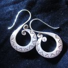 Thai Hill Tribe Earrings Fine Silver Genuine Karen Tribal New S BOHO ER181
