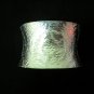 Fine Silver Bracelet Bangle Cuff Vintage Hammered Silber Armband B27