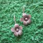 Fine Silver Earrings Hill Tribe Karen Fashions Dangle Little Flowers CS91259E111